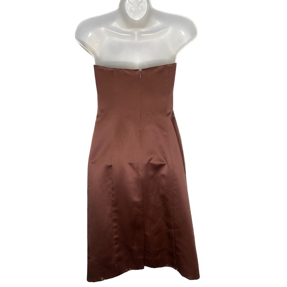 Davids Bridal 🌺 rosewood sleeveless classy dress size 4 - Picture 2 of 6